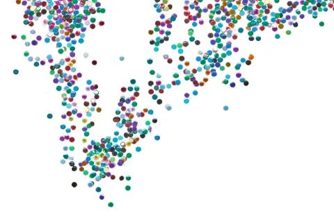 Background with multicolored dots Foto stock