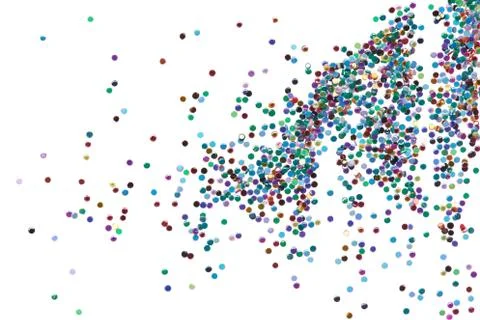 Background with multicolored dots Stock Photos