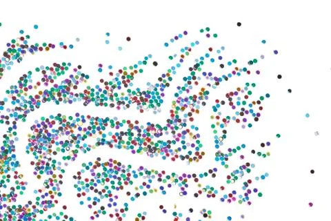 Background with multicolored dots Stock Photos