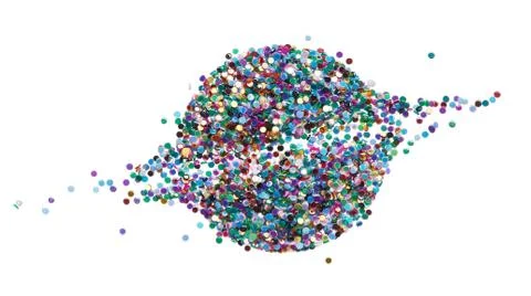 Background with multicolored dots Stock Photos