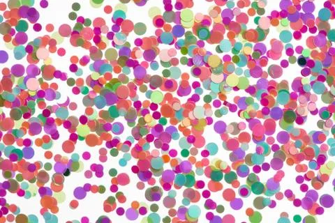 Background with multicolored dots Stock Photos