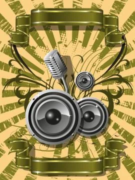 Background music Stock Illustration