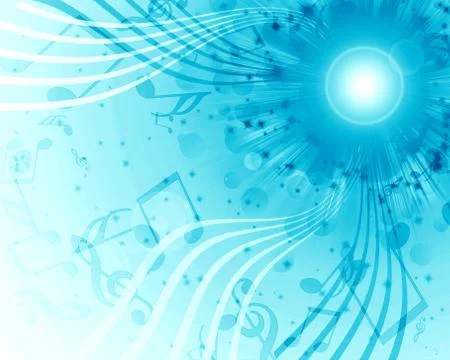 Background with music Stock Illustration