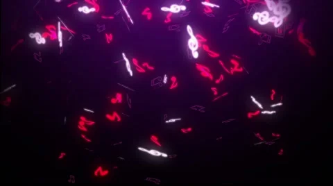 Background music. Note abstract Stock Footage 48904094