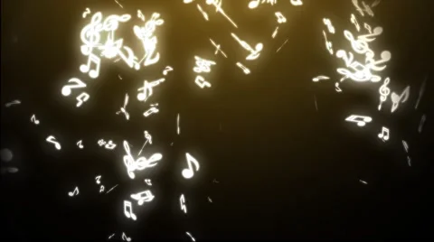 Background music. Note abstract Stock Footage 48904314