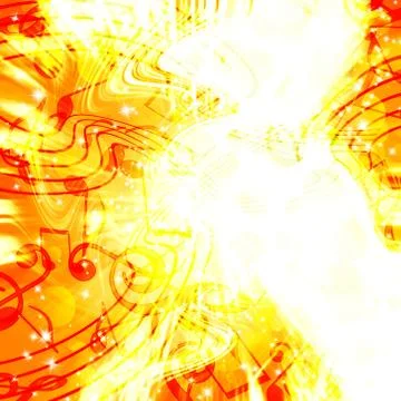 Background with music Stock Photos