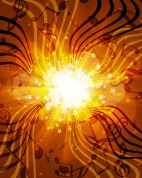 Background with music Stock Photos