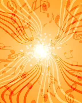 Background with music Stock Photos