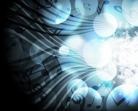 Background with music Stock Photos
