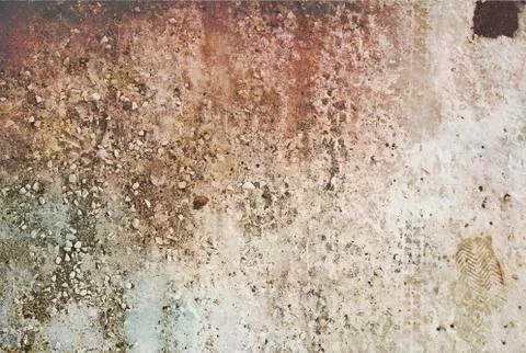 Background in natural colors path structure gravel and foot prints 스톡 사진