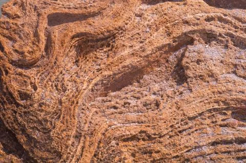Background natural not processed yellow stone shell Stock Photos