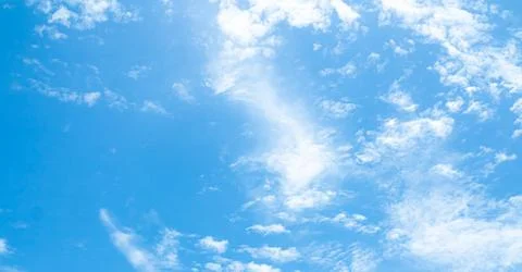 Background nature sky cloud blue paronama web cloudy summer winter season Stock Photos