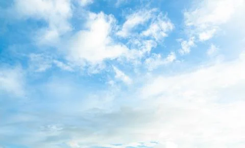 Background nature sky cloud blue paronama web cloudy summer winter season Stock Photos