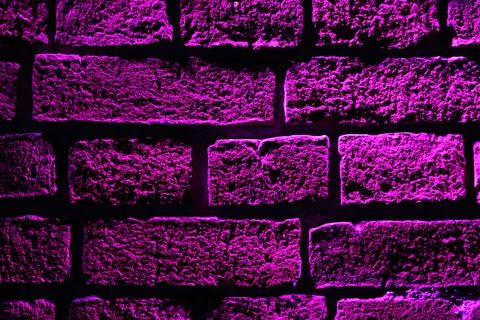 Background neon brick Stock Photos