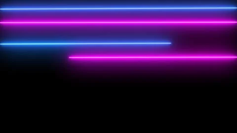 Background with neon dynamic lines blue and pink colors 4K Stockbeeldmateriaal 269328130