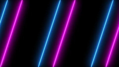 Background with neon dynamic stripes of different colors 4K Видео 269327995