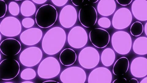 Background with neon flashing circles. Design. Bright neon circles blink on 库存插图