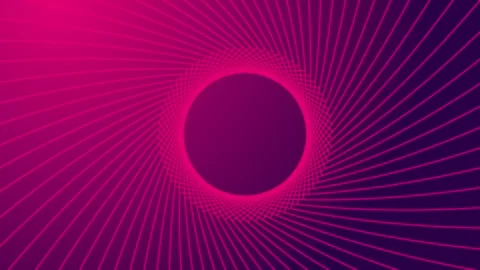 Background with neon lines in red color, movement of lines, abstraction Stock-Footage 242586363