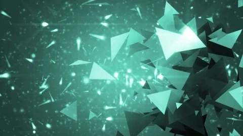 Background neon with polygons. Stock-Footage 71264518