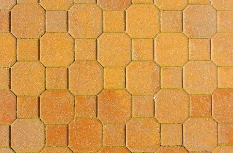 The background of new finished bricks Stock Photos