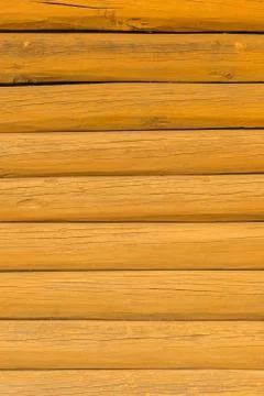 Background the new log cabin wall. Foto stock