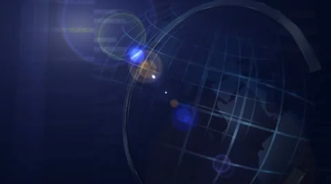 Background news Globe Stock Footage 12229311