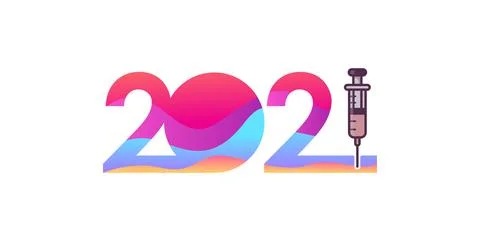 BACKGROUND NEWYEAR 2021 Stock Illustration