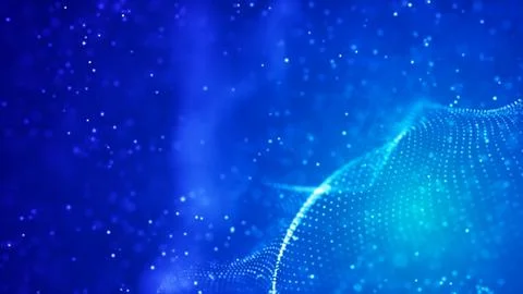 Background with nice abstract blue lines Stock Illustration