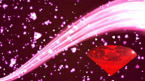 Background with nice abstract diamonds Stock Illustration