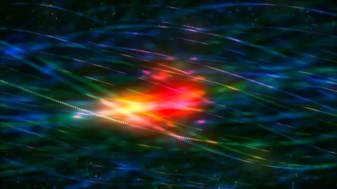 Background with nice abstract glow Stock Illustration