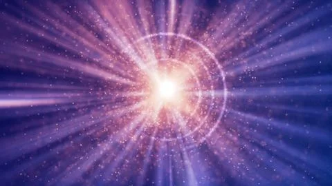 Background with nice abstract rays Stock Illustration