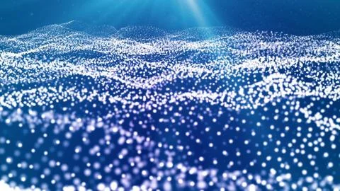 Background with nice abstract waves Stock Illustration