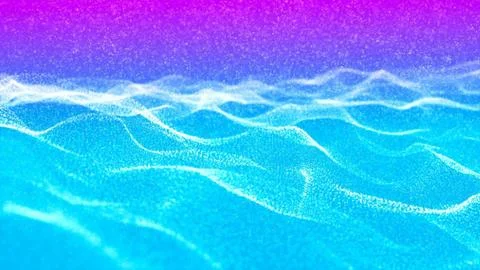 Background with nice abstract waves Stock Illustration