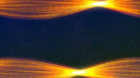 Background with nice abstract yellow lines Stock Illustration