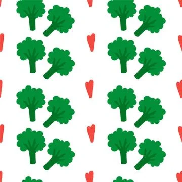 The background is a nice bed of broccoli. Baby green vegetable for your organic Stock Illustration