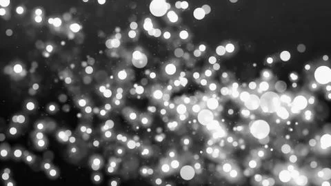 Background with nice black and white bokeh Stock Illustration