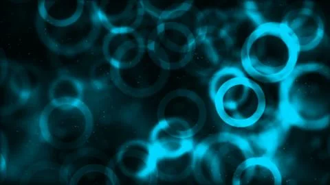 Background with nice blue round bokeh Stock Illustration