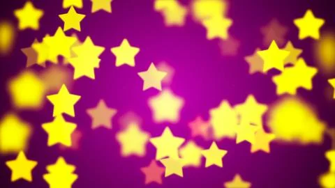 Background with nice flying stars Stock Illustration