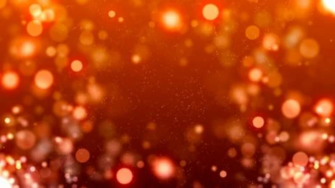 Background with nice orange bokeh Stock Illustration