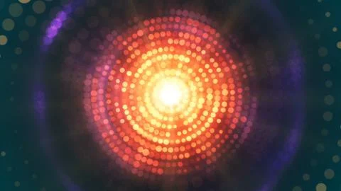 Background with nice orange leds Stock Illustration