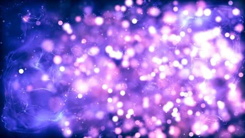 Background with nice purple bokeh Stock Illustration
