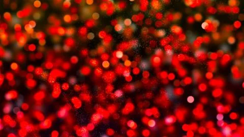 Background with nice red bokeh Stock Illustration