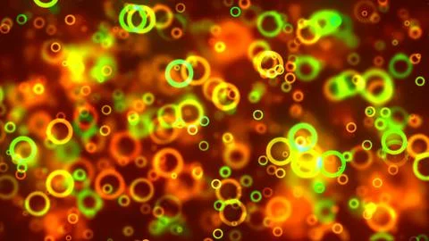 Background with nice round multicolor bokeh Stock Illustration