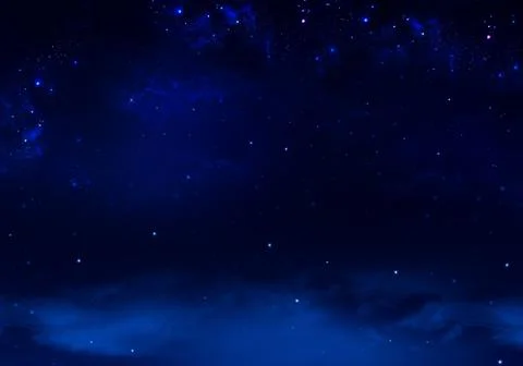 Background of the night sky Stock Illustration