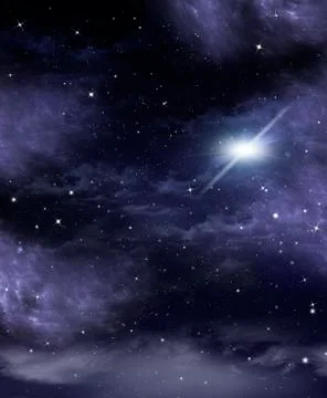 Background of the night sky Stock Illustration