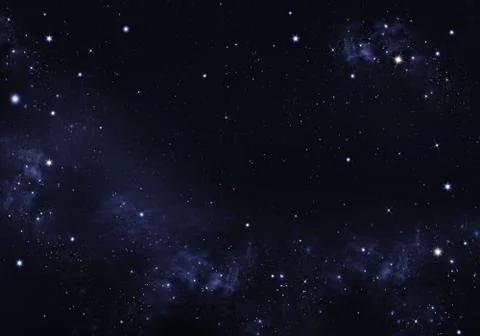 Background of the night sky Illustrazione stock