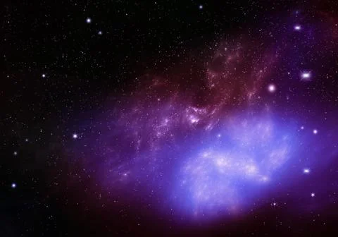 Background of the night sky Stock Illustration