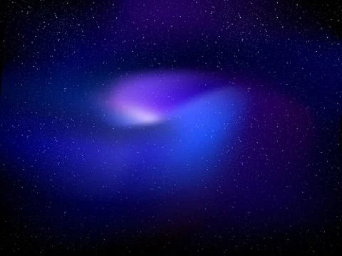Background with night stars Stock Illustration
