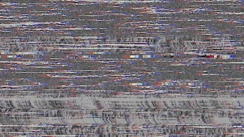 Background with noise, background with TV interference and VHS noise, backgr Stock Footage 304737982