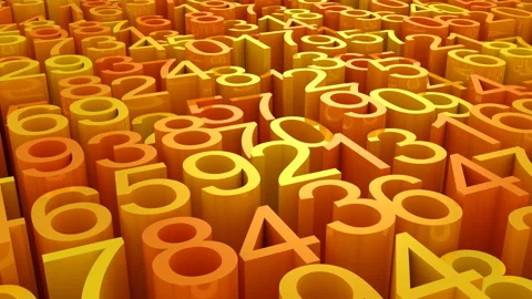 Background of Numbers Video stock 100393645